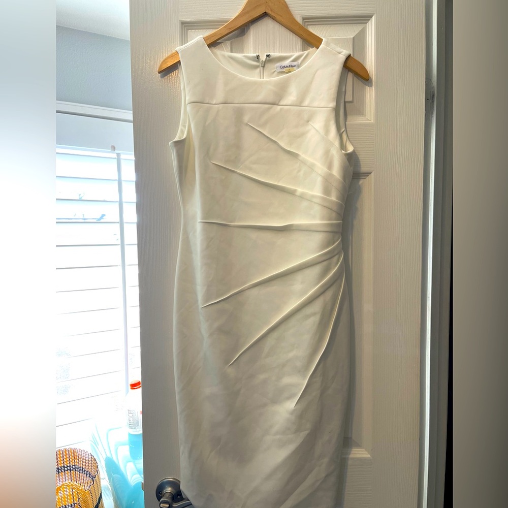 White business or cocktail dress
